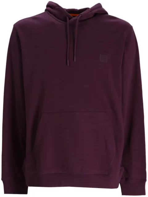 BOSS logo-patch hoodie
