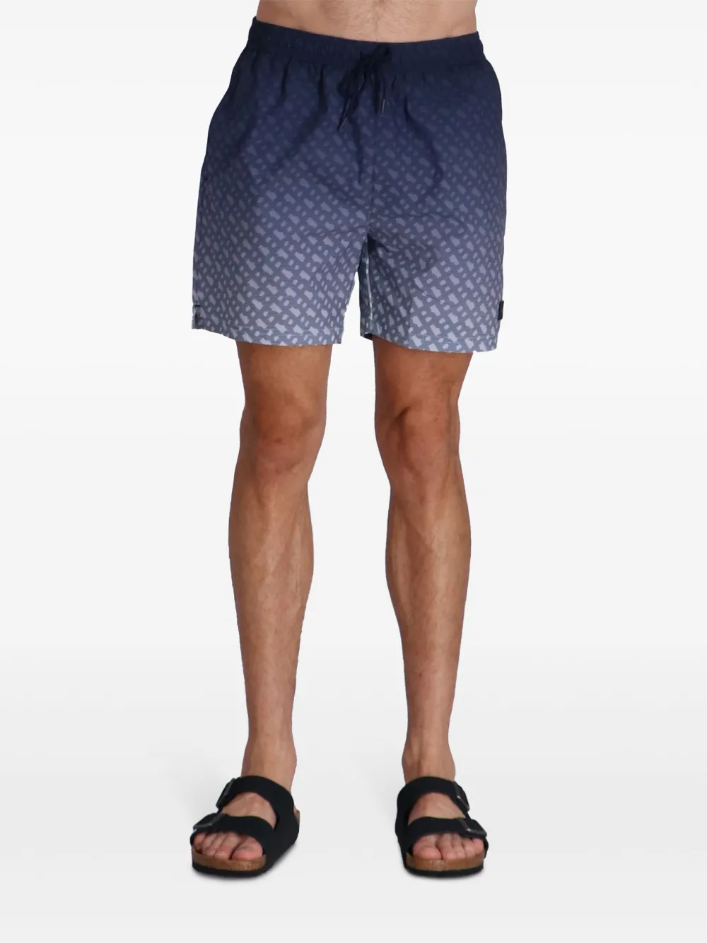 BOSS Ombré zwembroek Blauw