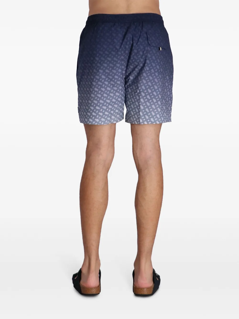 BOSS Ombré zwembroek Blauw