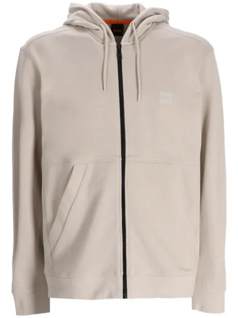 BOSS logo-patch hoodie