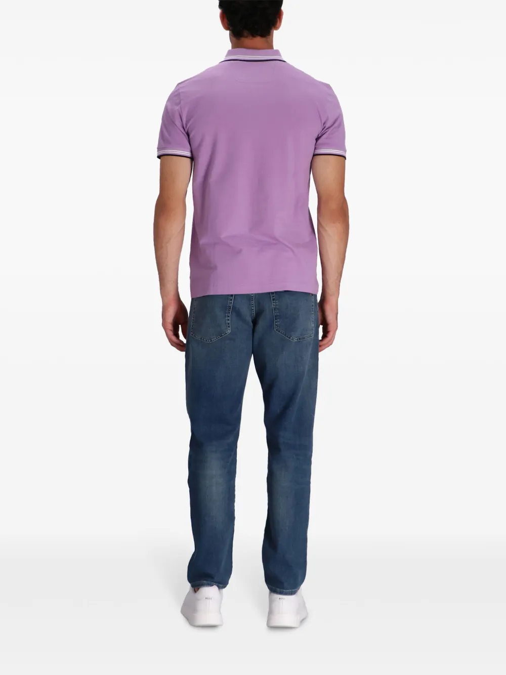BOSS Paddy poloshirt Paars