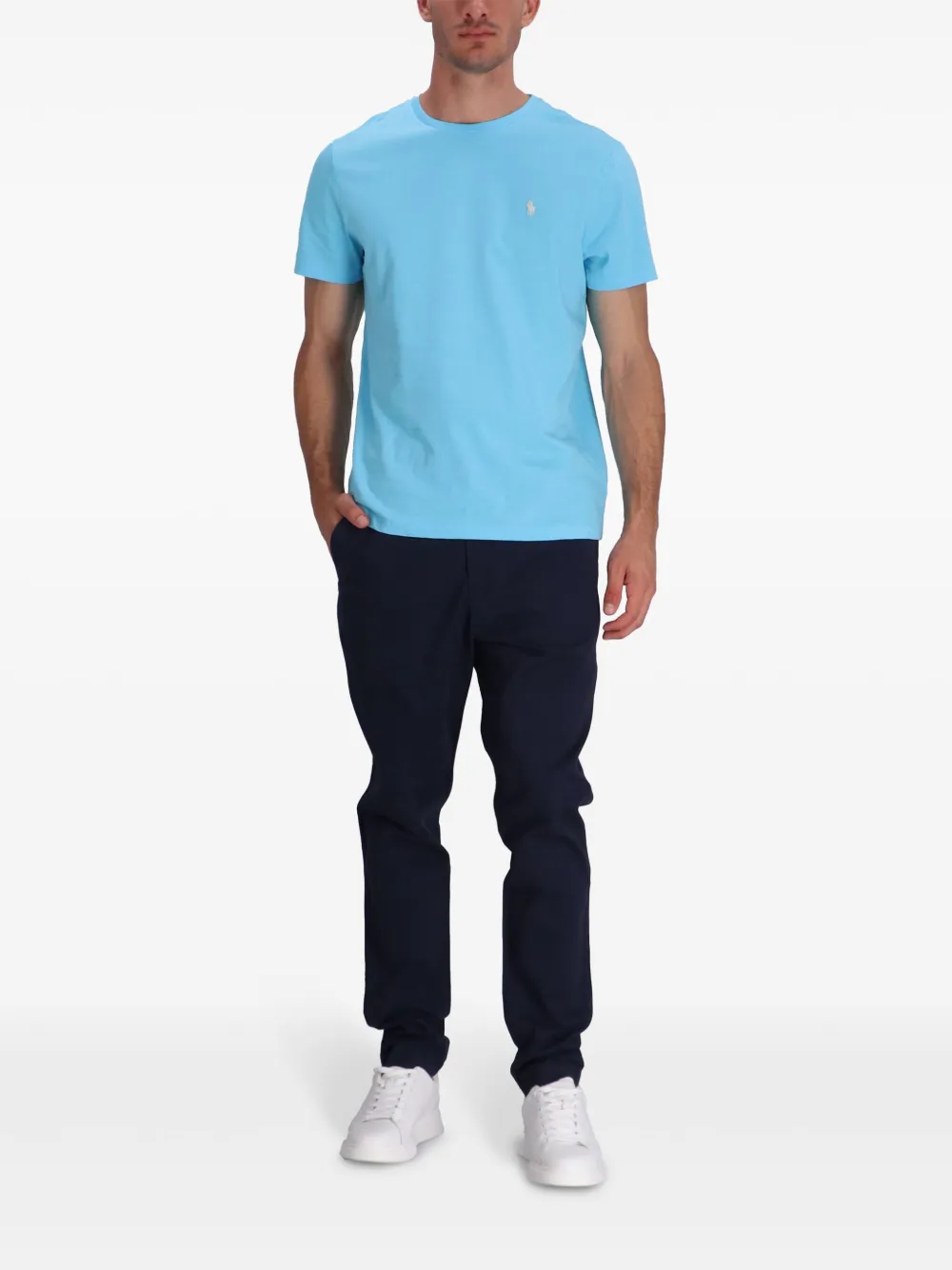 Polo Ralph Lauren T-shirt met borduurwerk Blauw