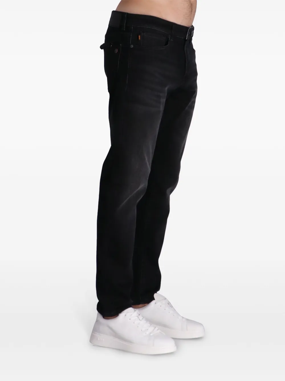BOSS Slim-fit jeans Zwart