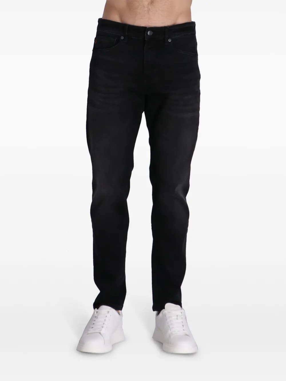 BOSS Slim-fit jeans Zwart