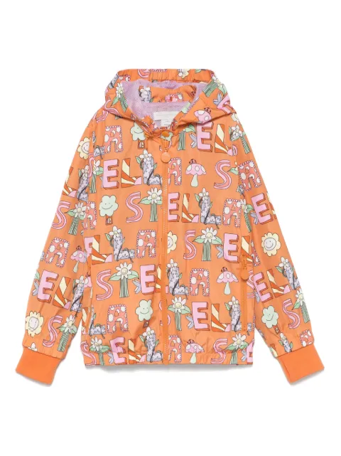 Stella McCartney Kids куртка с логотипом