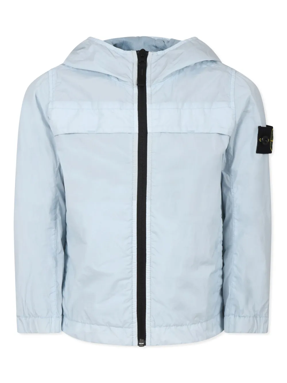 Stone Island Junior Compass-badge hooded jacket | Blue | Image 1