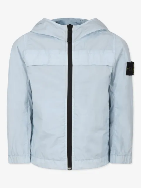 Stone Island Junior Compass-badge hooded jacket