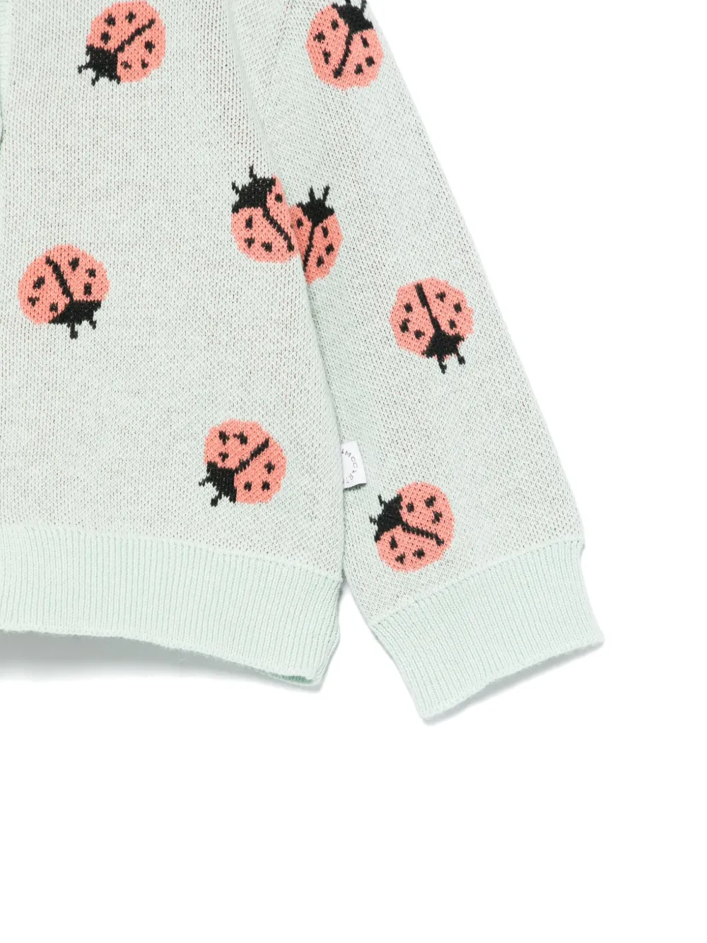 Stella McCartney Kids Vest met jacquard Groen