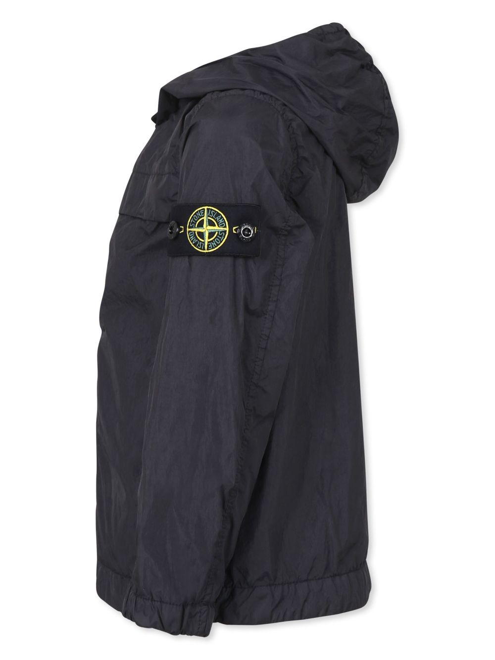 Stone Island Junior Jack met Compass-logopatch Zwart