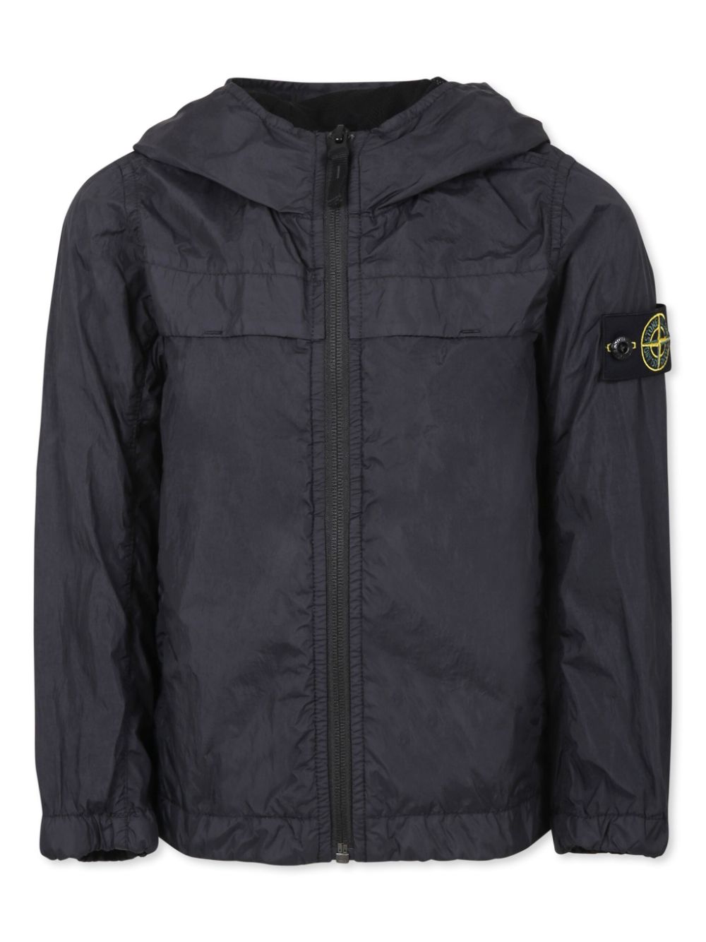 Stone Island Junior Jack met Compass-logopatch Zwart