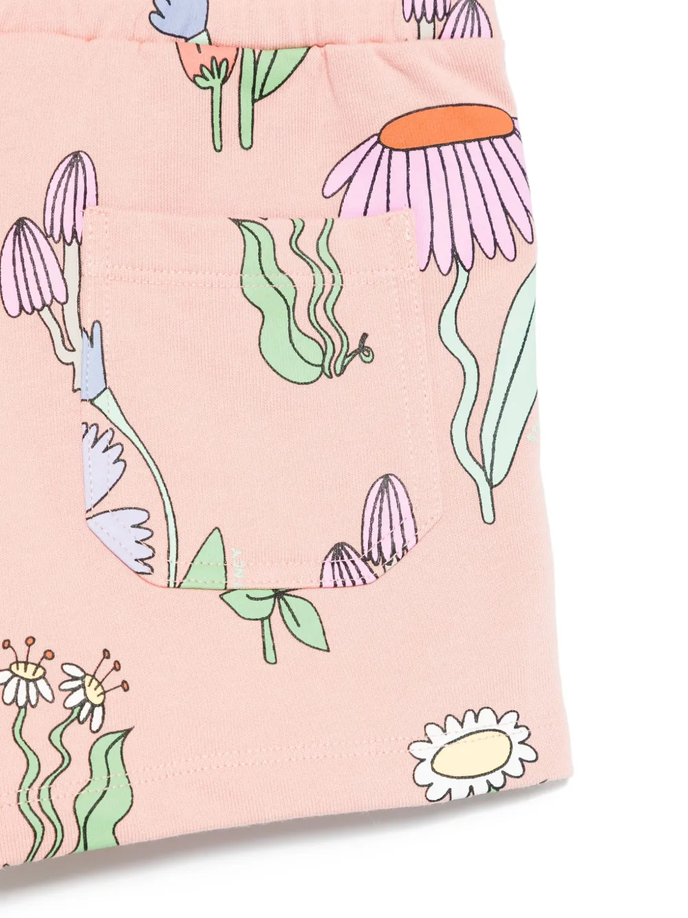 Shop Stella Mccartney Floral-print Shorts In Pink