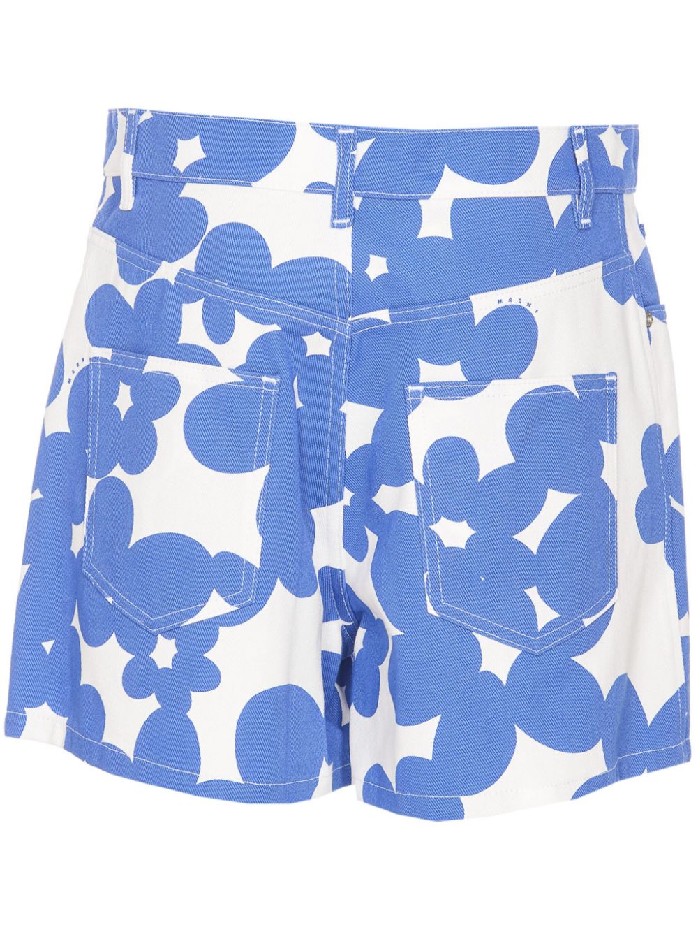 Marni floral-motif shorts - Wit