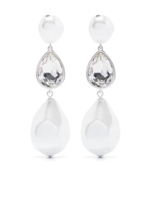 Self-Portrait aretes con perla artificial
