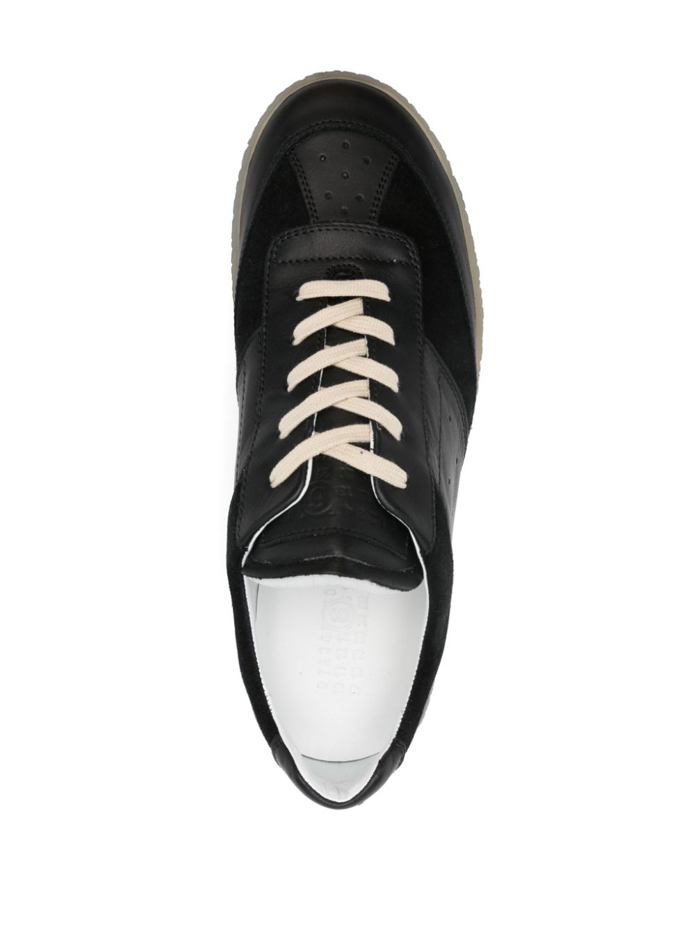 MM6 Maison Margiela 6 Court sneakers Zwart