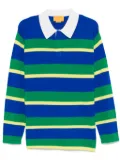 Guest In Residence striped rugby polo shirt - Blue