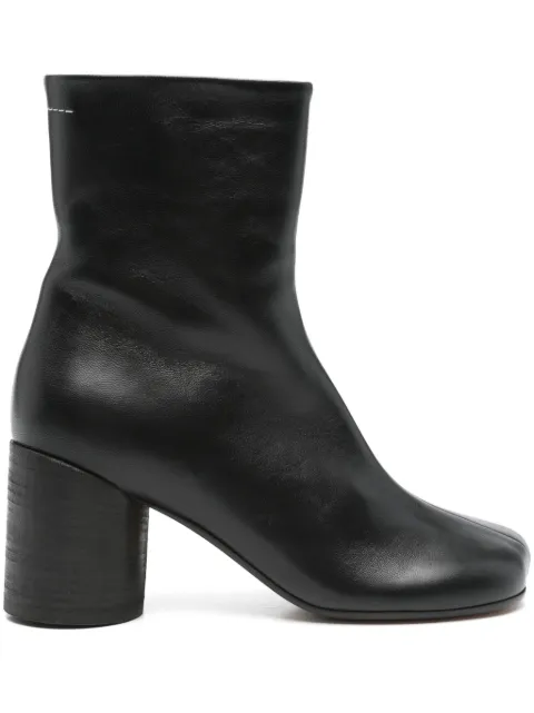 MM6 Maison Margiela بوت كاحل 'أناتوميك' بكعب 70 ملم