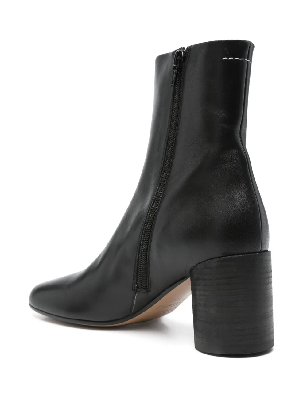 MM6 Maison Margiela 70mm Anatomic ankle boots Black