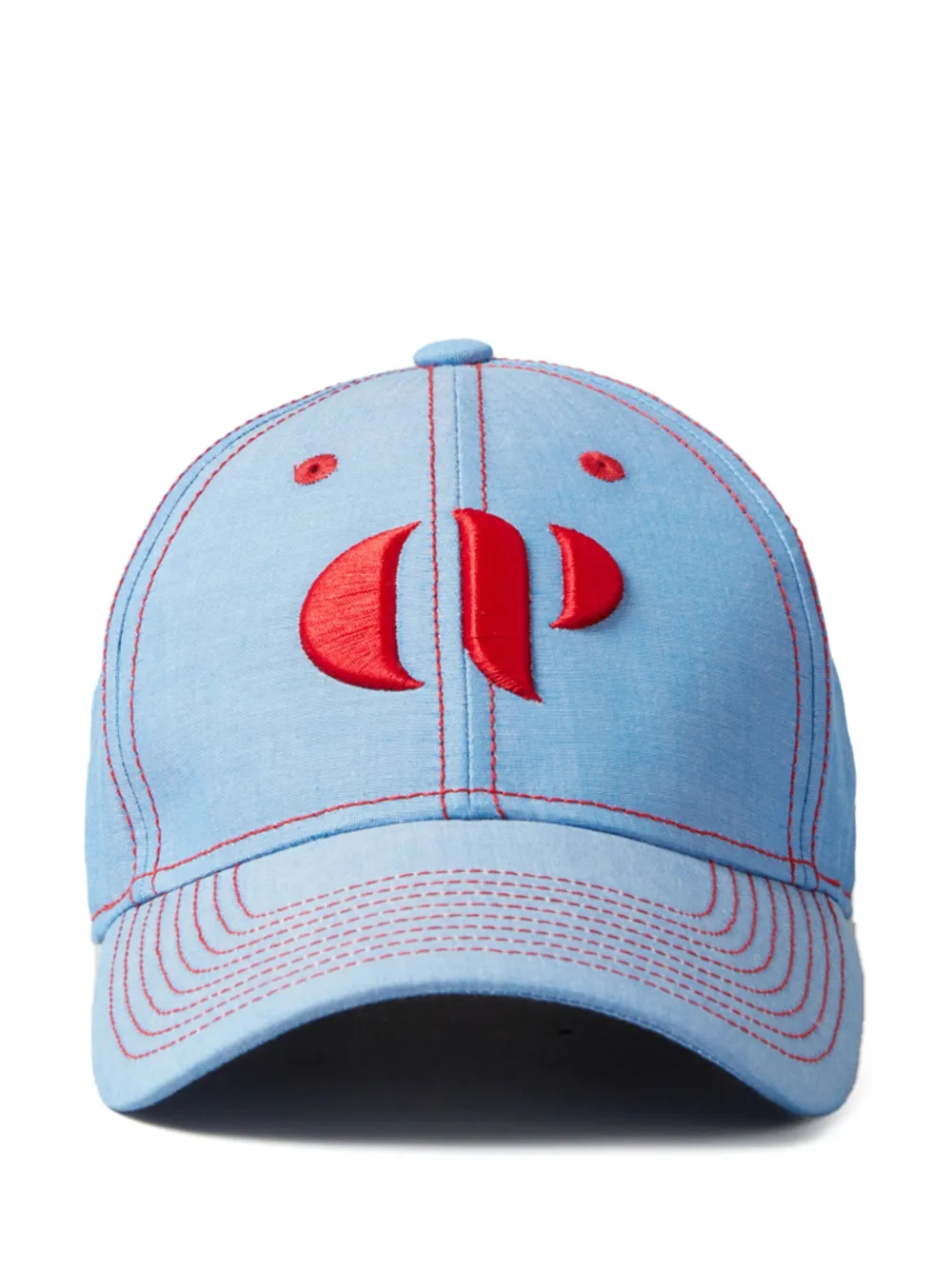 logo-embroidered baseball cap