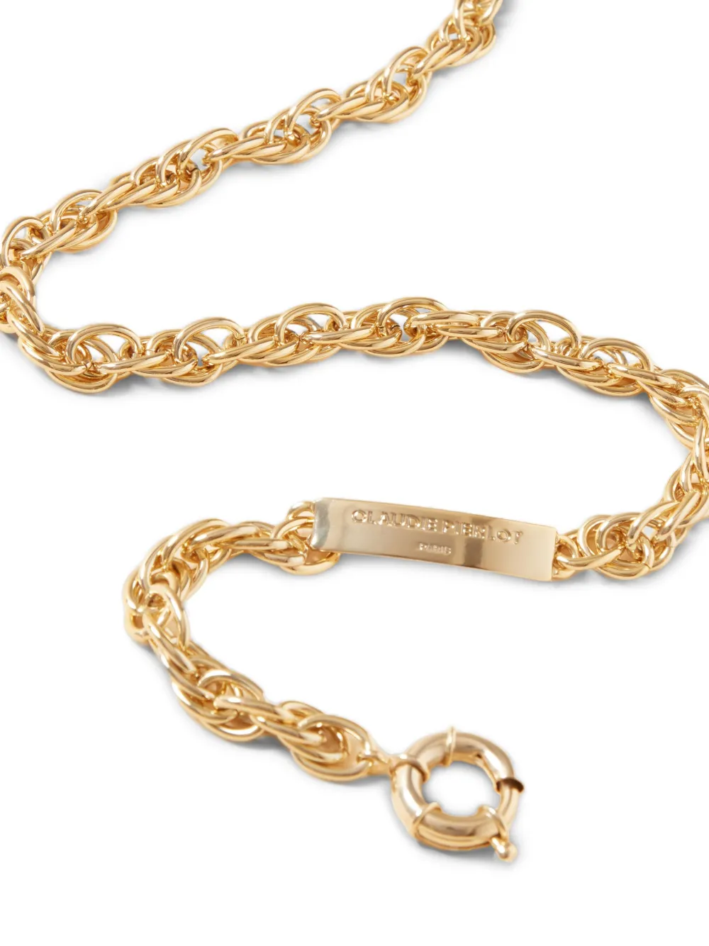 Claudie Pierlot Chain-link Belt In Gold