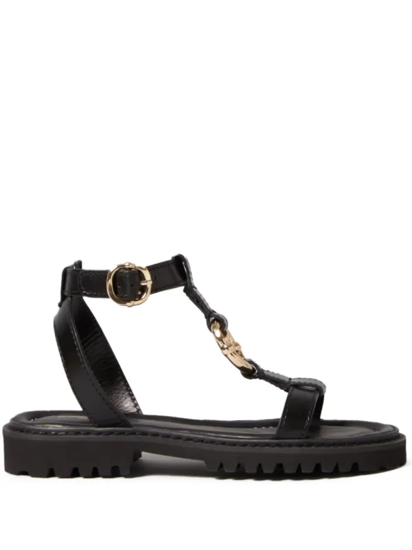 【CLAUDIE PIERLOT】レザーサンダル Claudie Pierlot レザー サンダル | ブラック | FARFETCH JP