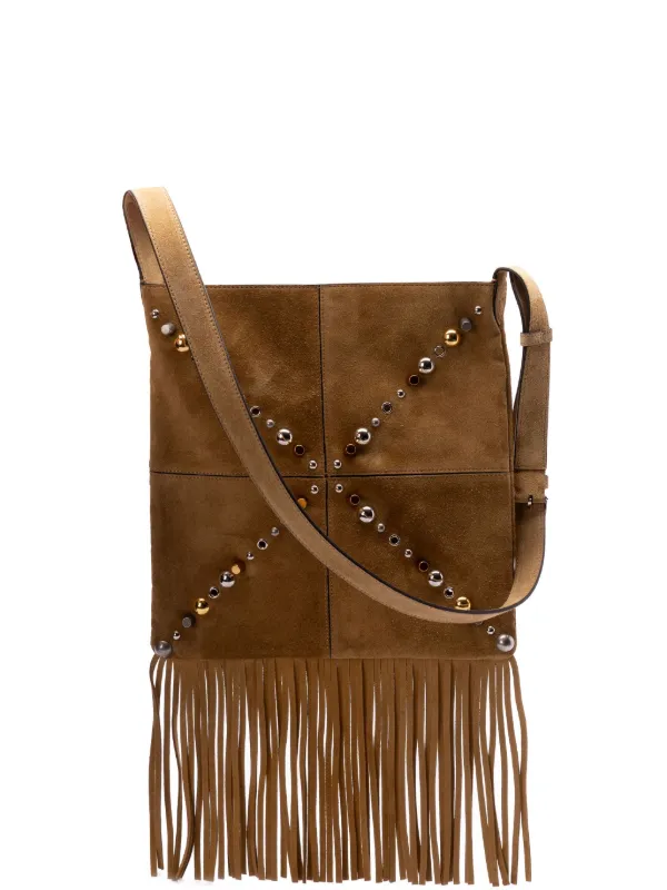 Valentino Garavani Macara Shoulder Bag in Brown