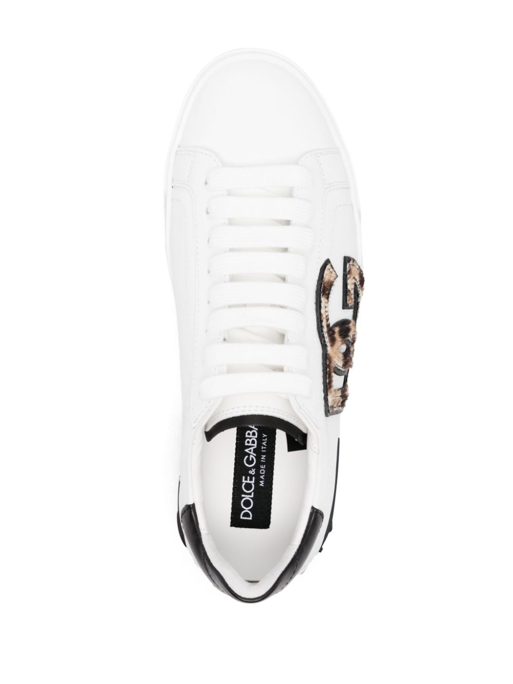 Dolce & Gabbana logo-patch sneakers White