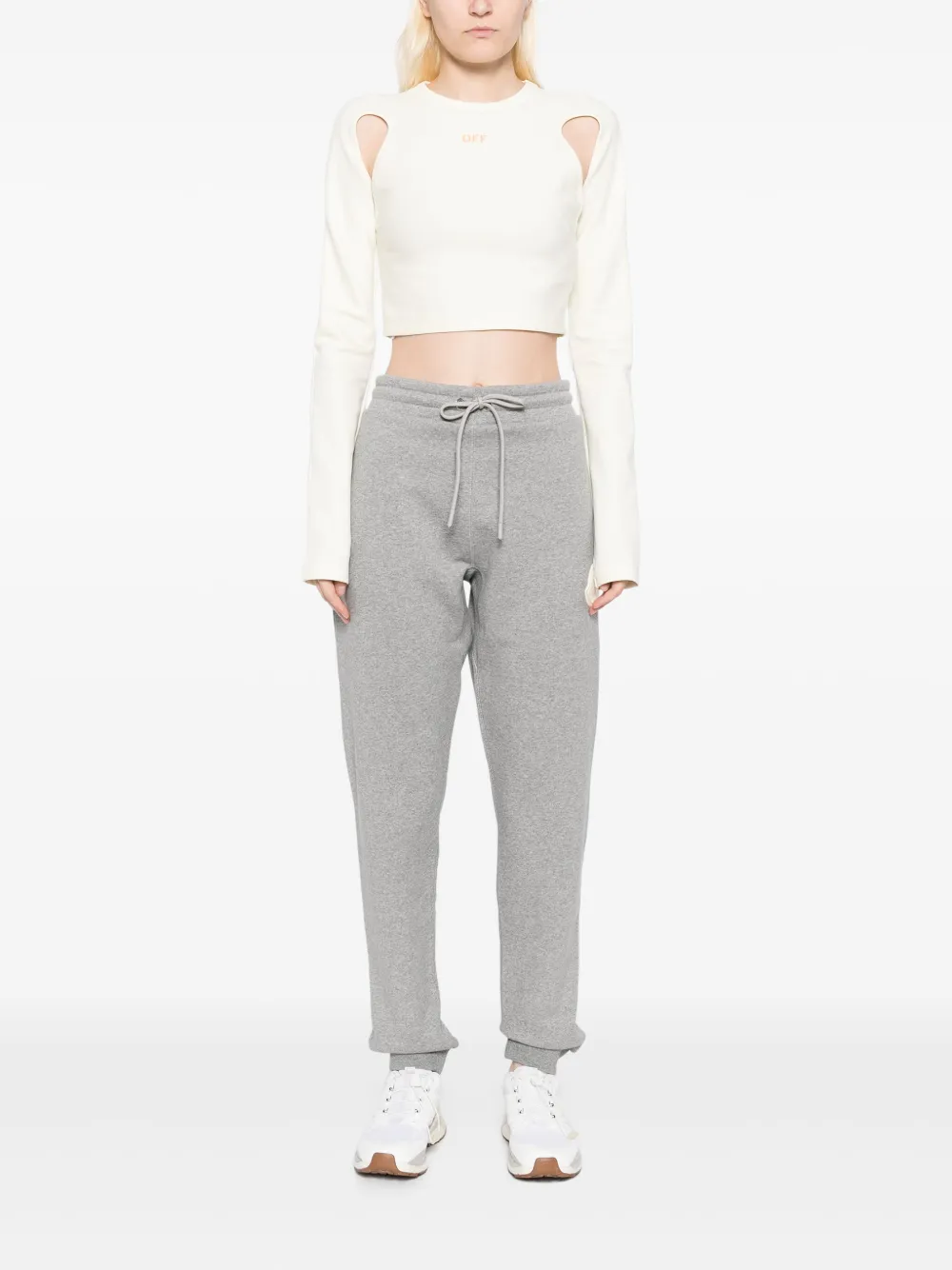 Moncler Katoenen trainingsbroek - Grijs