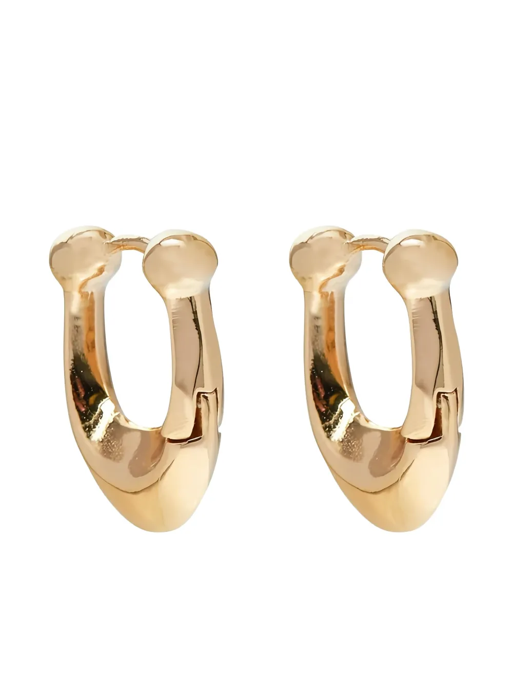 Coach C Huggie Earrings In Gold
