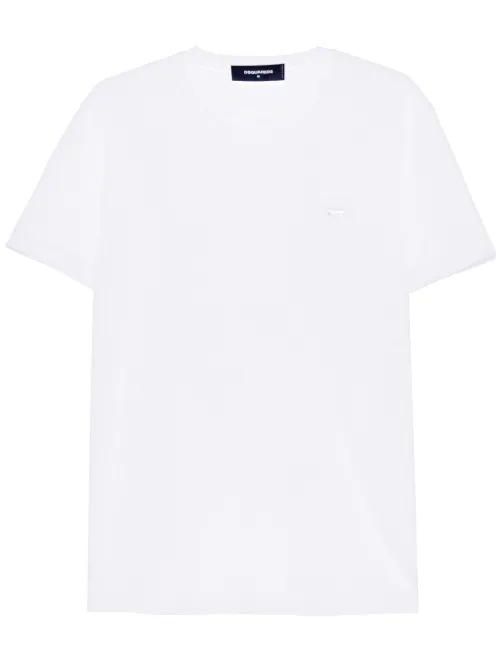 T-shirt à plaque logo - DSQUARED2 - Modalova