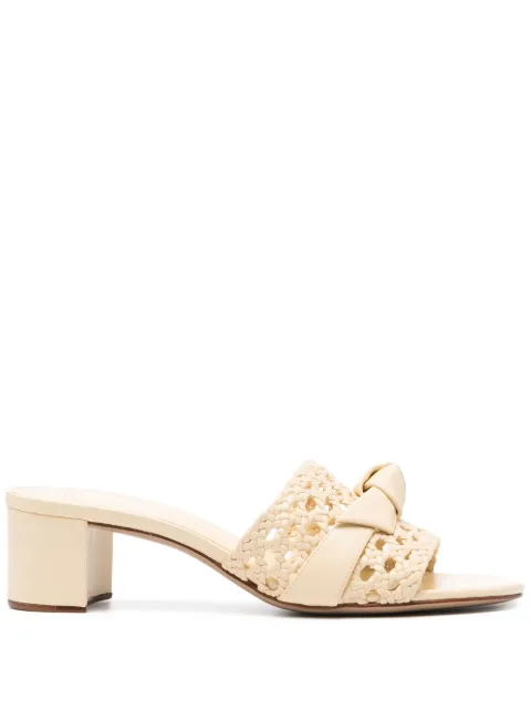 Alexandre Birman mules Clarita Basketry Block con tacón de 45mm