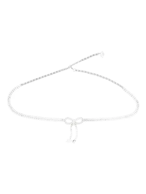 Blumarine crystal-embellished belt 