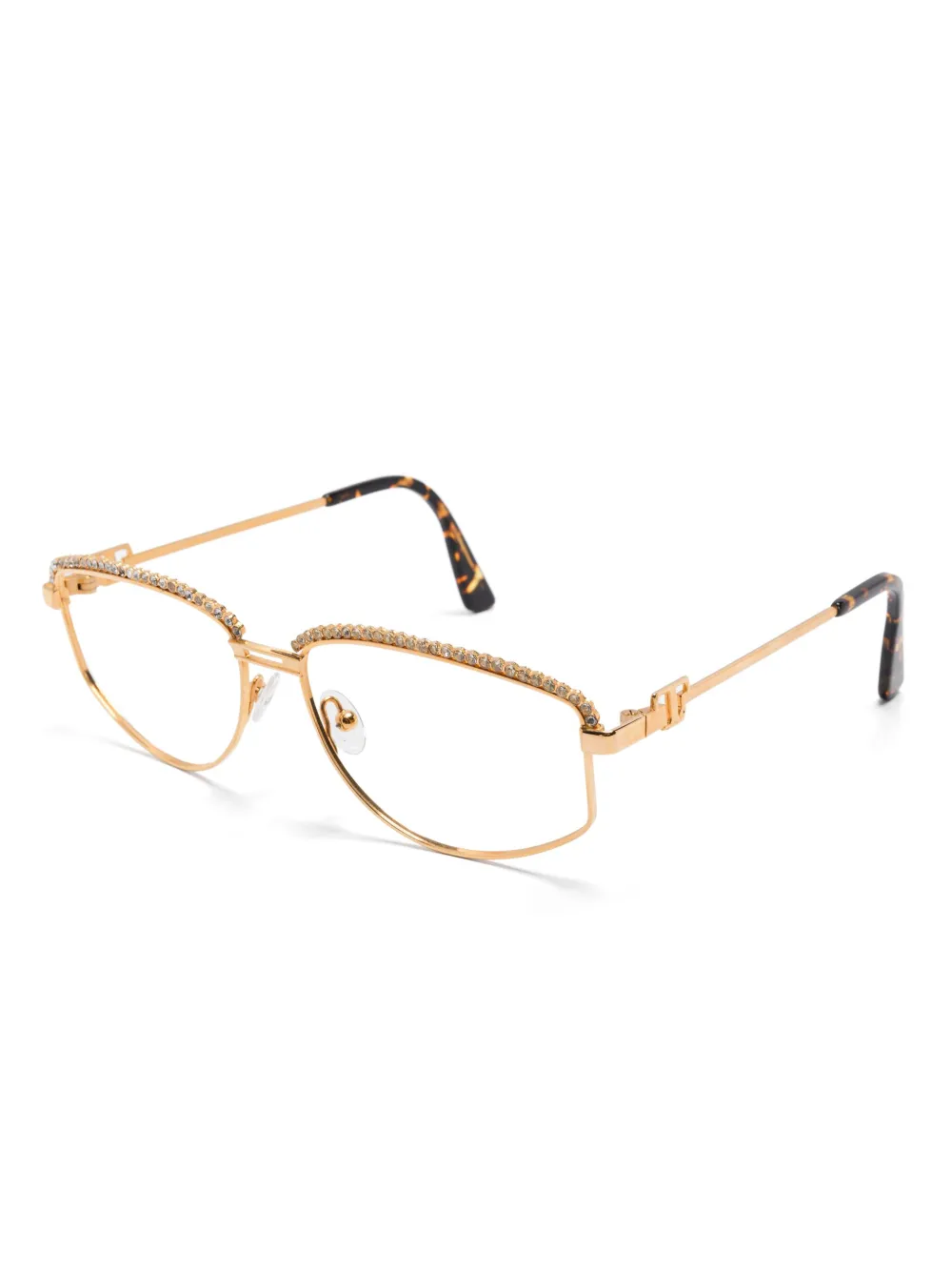 Tiffany & Co. Pre-Owned lunettes de vue ornées de cristaux | Homme | Image 2