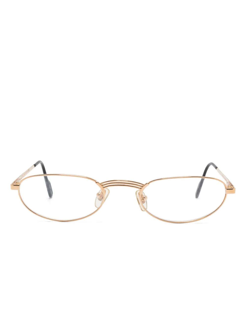 Tiffany & Co. Pre-Owned lunettes de vue à monture ovale | or | Image 1