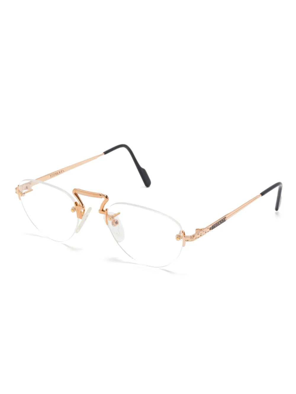 Tiffany & Co. Pre-Owned lunettes de vue à monture ovale | Homme | Image 2