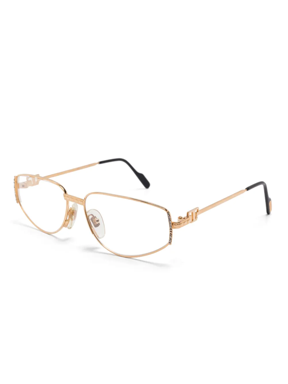 Tiffany & Co. Pre-Owned lunettes de vue ornées de cristaux | Homme | Image 2