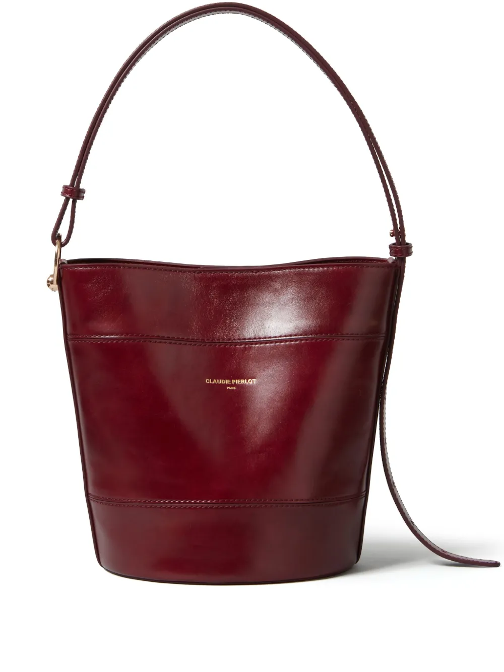 leather bucket bag