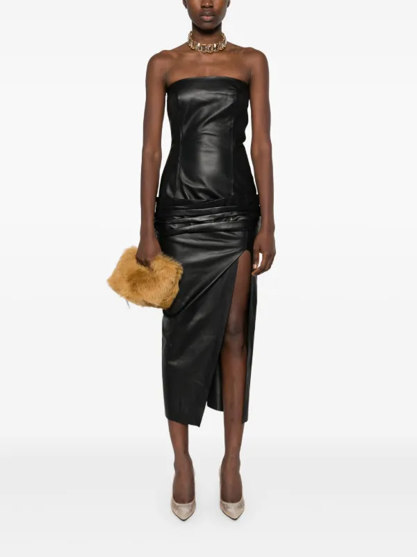 ワンピース The Attico MIDI DRESS THE ATTICO BEIGE MIDI DRESS | REVERSIBLE