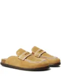Claudie Pierlot suede mules - Yellow