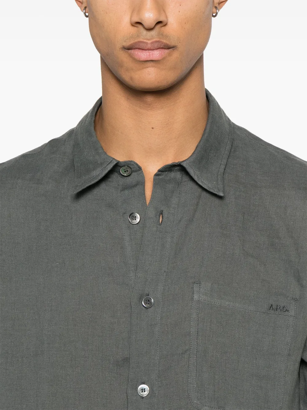 A.P.C. Bellini overhemd Grijs