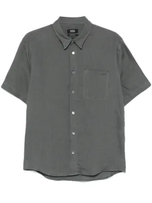 A.P.C. ボタンダウンシャツ XS グレー A.P.C. | シャツの商品一覧 | A.P.C. | アーペーセー日本公式