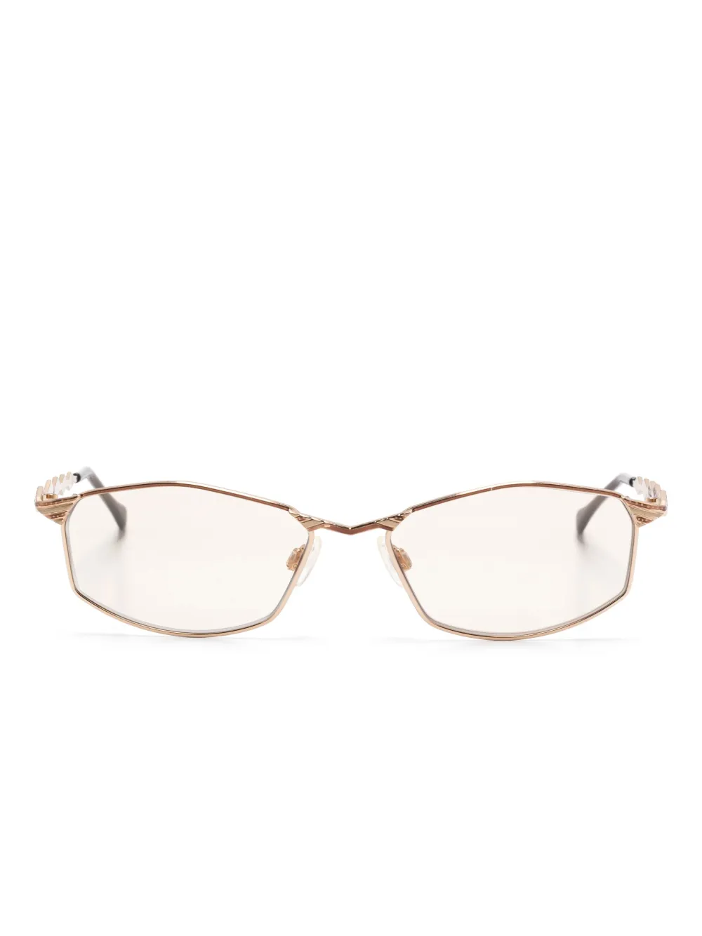 Cazal lentes de sol con armazón rectangular | dorado | Image 1