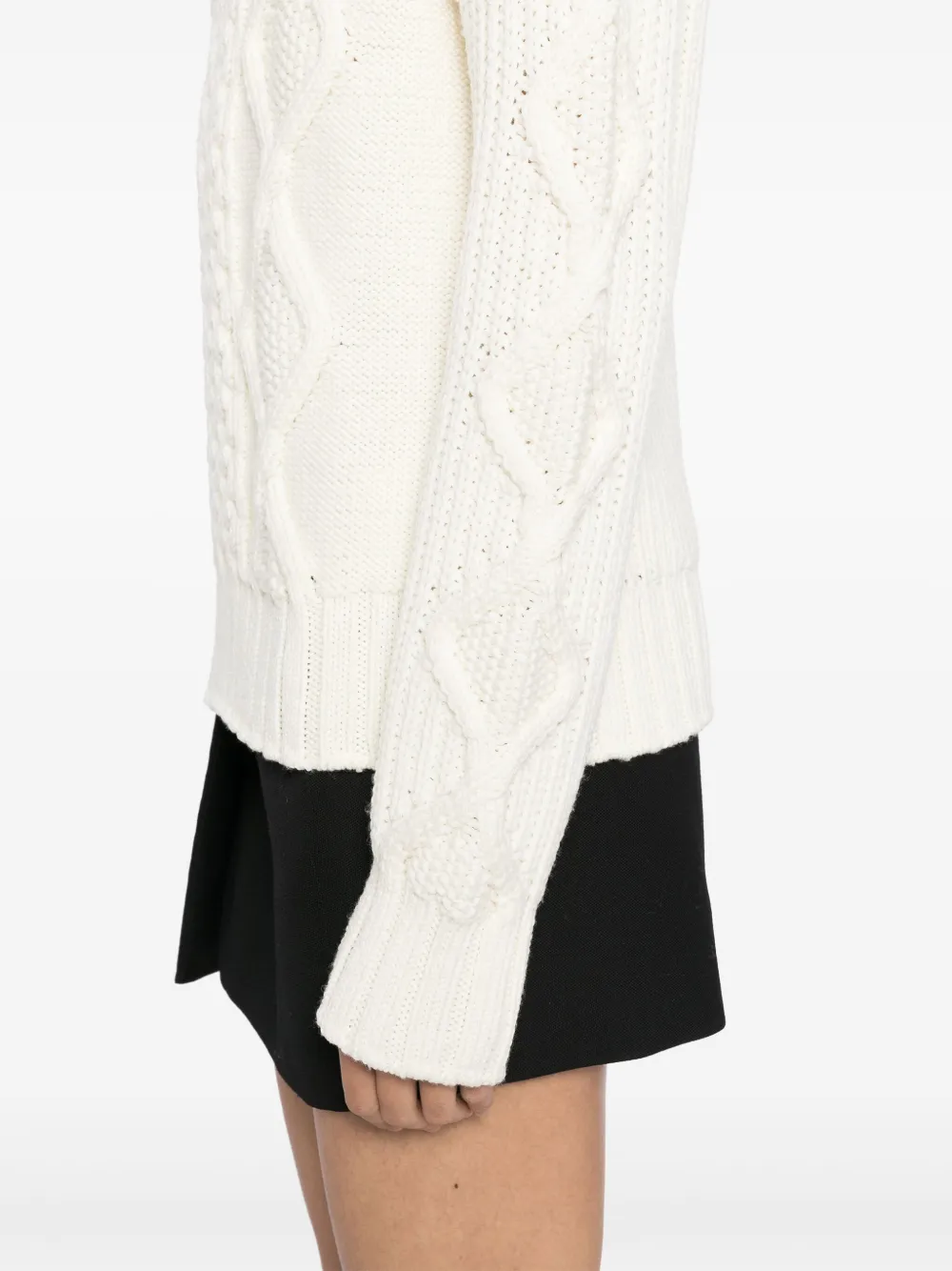 Moncler Wollen coltrui Wit