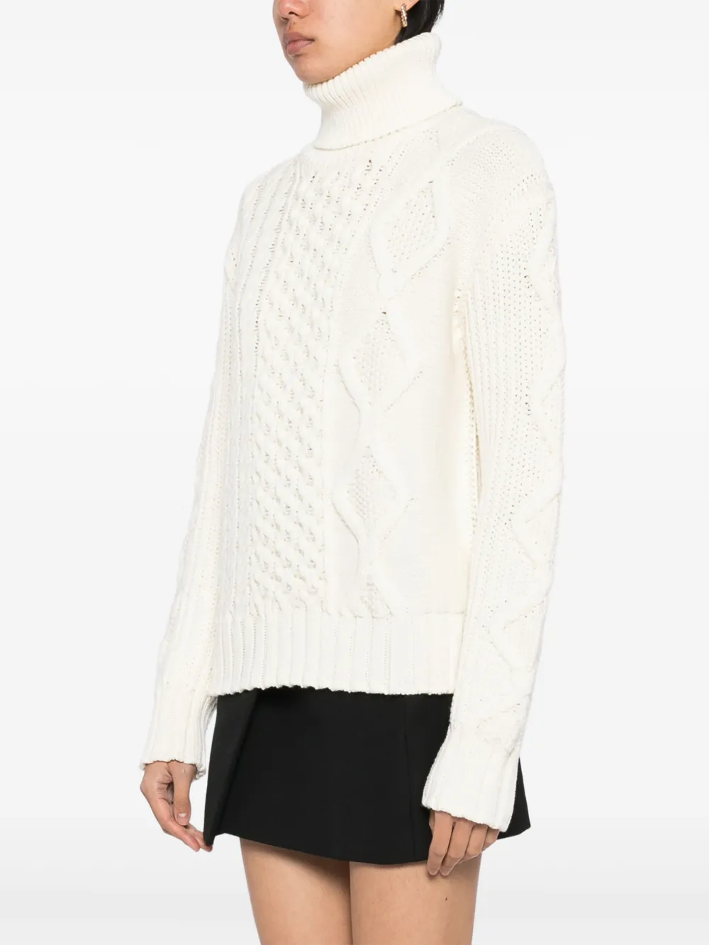 Moncler Wollen coltrui Wit