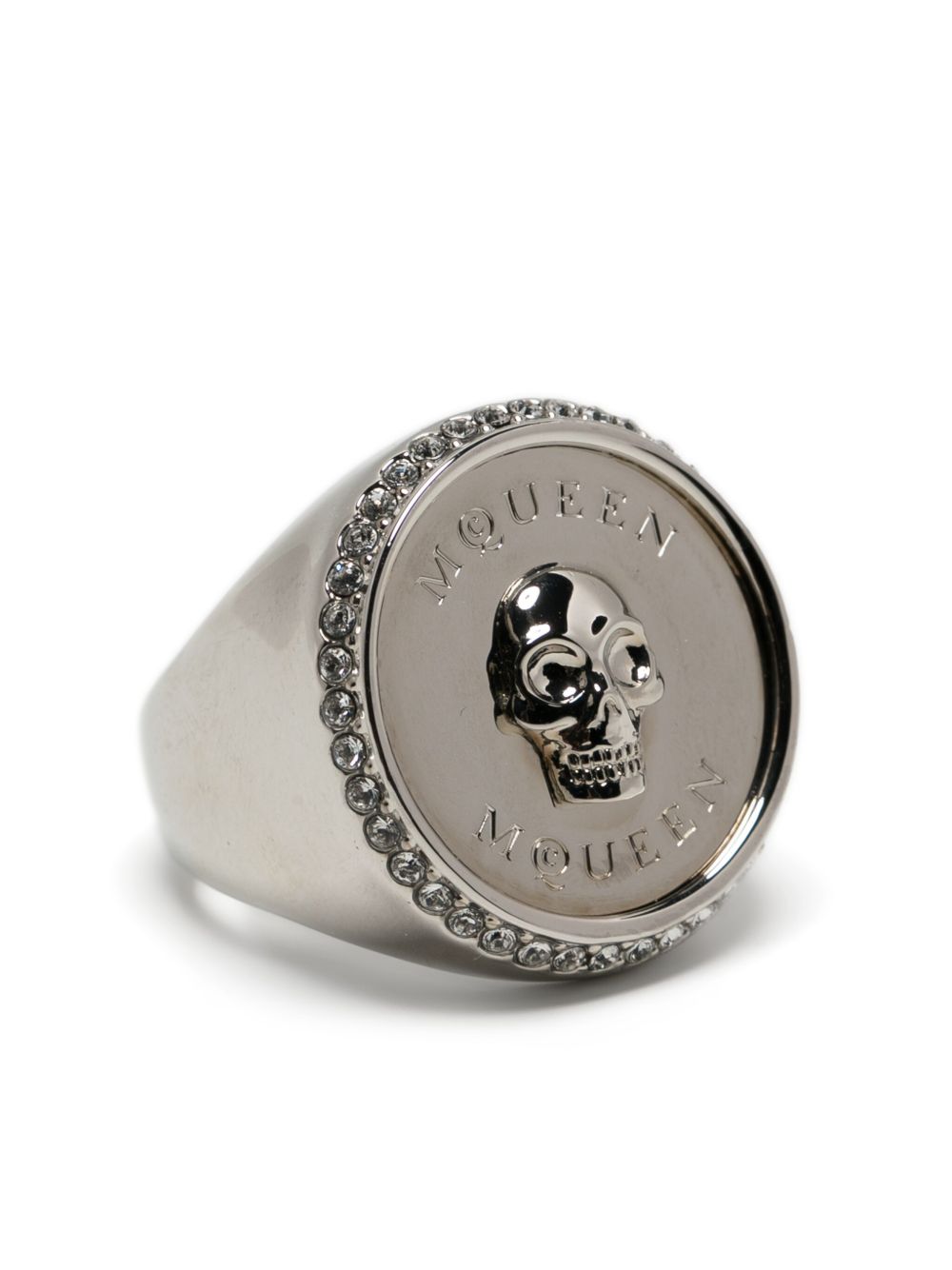 Alexander McQueen Sovereign Skull ring - Silver