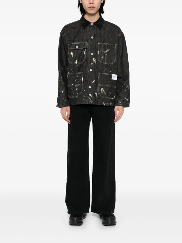 Neighborhood コーデュロイカラー ジャケット | ブラック | FARFETCH JP