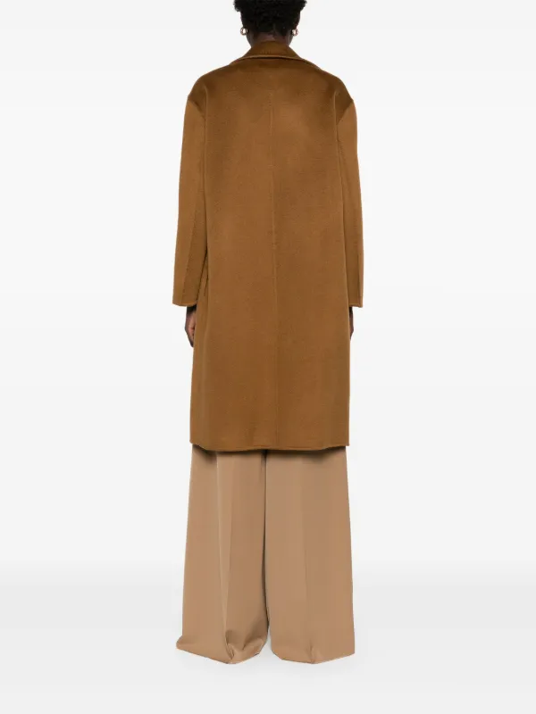 コート MAX MARA BROWN CASHMERE MELINDA COAT Cashmere midi coat with belt, tobacco | 