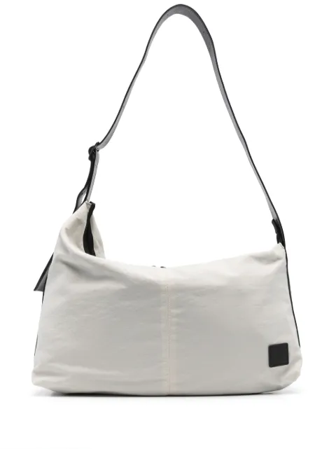 Y's logo-patch shoulder bag