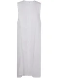 Y's cotton midi dress - White