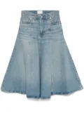 Haikure flared midi skirt - Blue