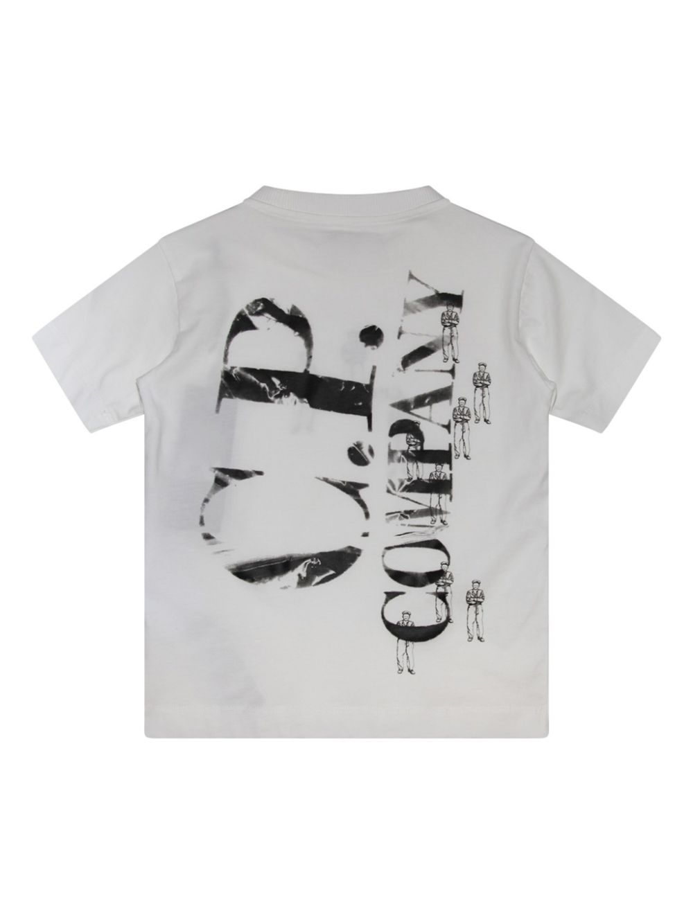 C.P. Company Kids logo-print cotton T-shirt - Grijs